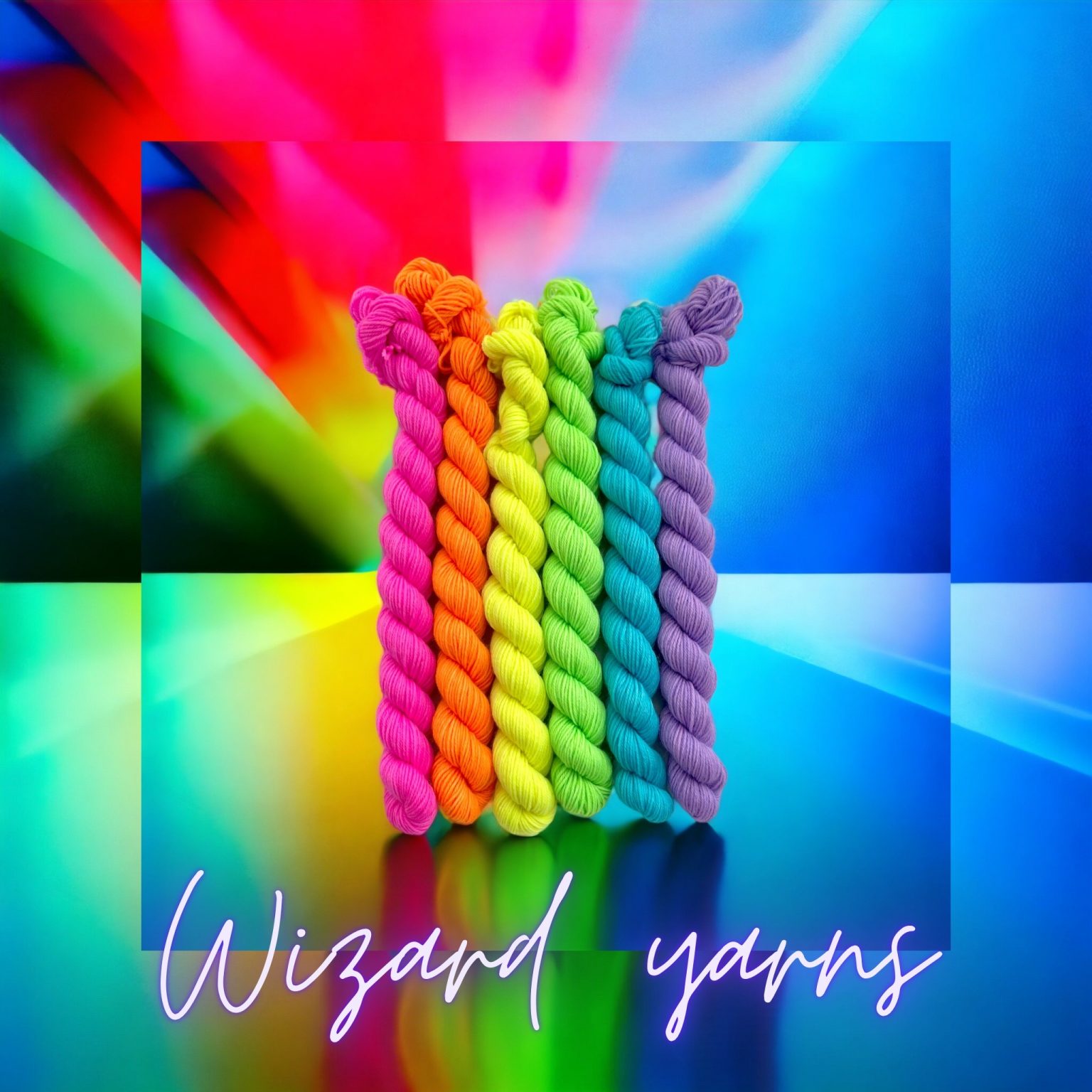 Rainbow Mini s X 6 SWM 20g Wizard Yarns rainbow-mini-s-x-6-swm-20g-wizard-yarns